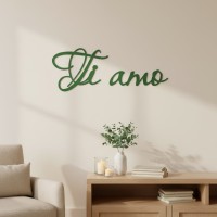 Ti amo – Birch Plywood Wall Decor