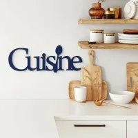 Cuisine Kitchen Sign – Birch Plywood Wall Decor