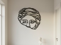 Aphrodite Greek Profile Line Art Wall Decor