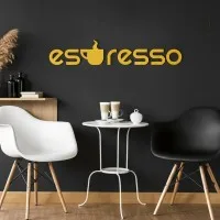 Plywood Wall Letters – Espresso