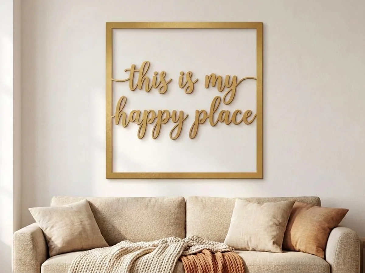 Décoration en contreplaqué this is my happy place