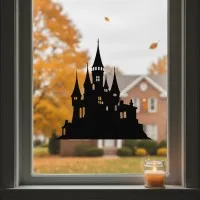 Haunted Castle Wall Decor – Spired Halloween Castle – Birch Plywood