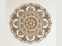Plywood Mandala Wall Panel