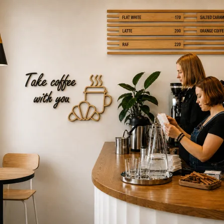 Custom Wooden Business Logo Sign