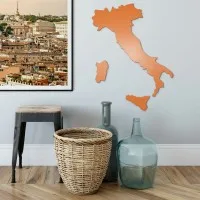 Plywood Wooden Ornament Italy – Country Map