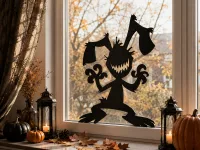 Monster Bunny Silhouette for Halloween