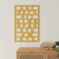 Birch Plywood Alphabet ABC – Nursery Wall Decor