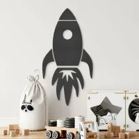 Birch Plywood Wall Decor - XXL Rocket