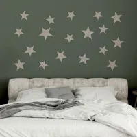 3D Décoration murale Set d'étoiles – Contreplaqué de bouleau pour chambre d'enfant | chambre