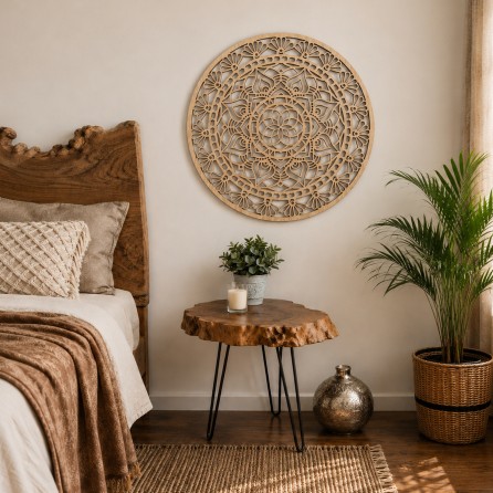 Wooden Mandala Wall Art