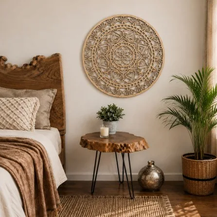 Wooden Mandala Wall Art