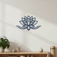 Yoga Lotus Flower Birch Plywood Wall Decor