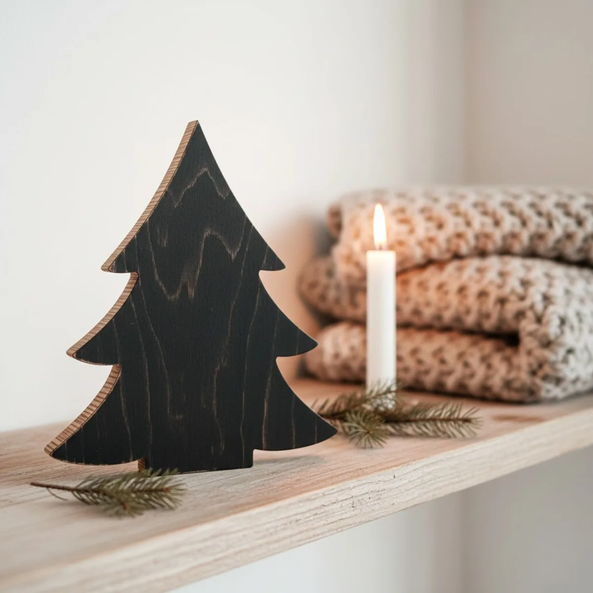 Plywood Fir Tree Decoration