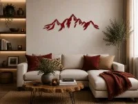 Mountain Range Plywood Wall Art