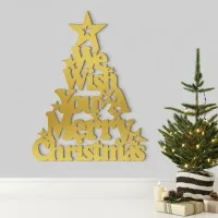 We Wish You a Merry Christmas – Birch Plywood Wall Decor