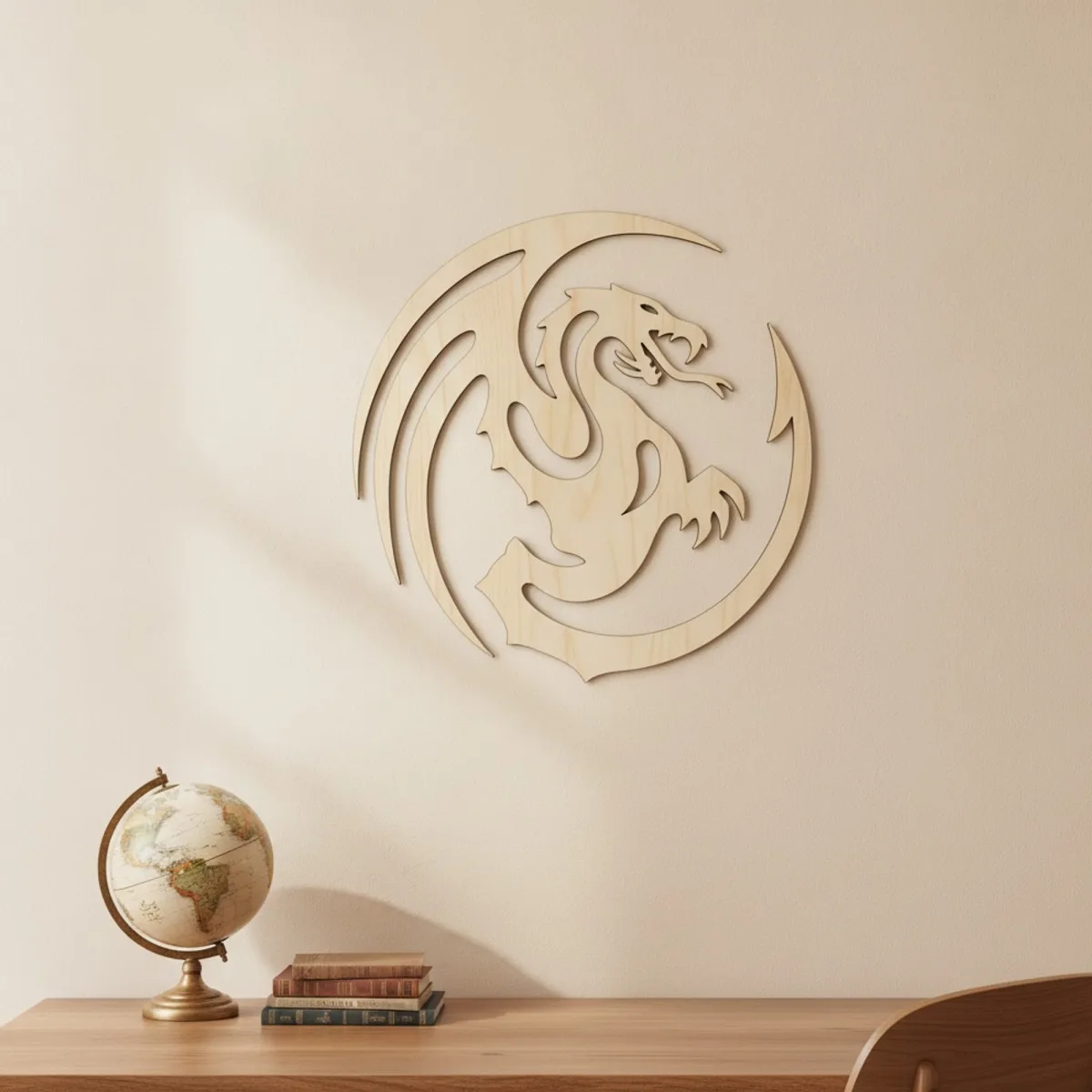 Dragon Round Wall Art
