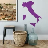 Plywood Wooden Ornament Italy – Country Map
