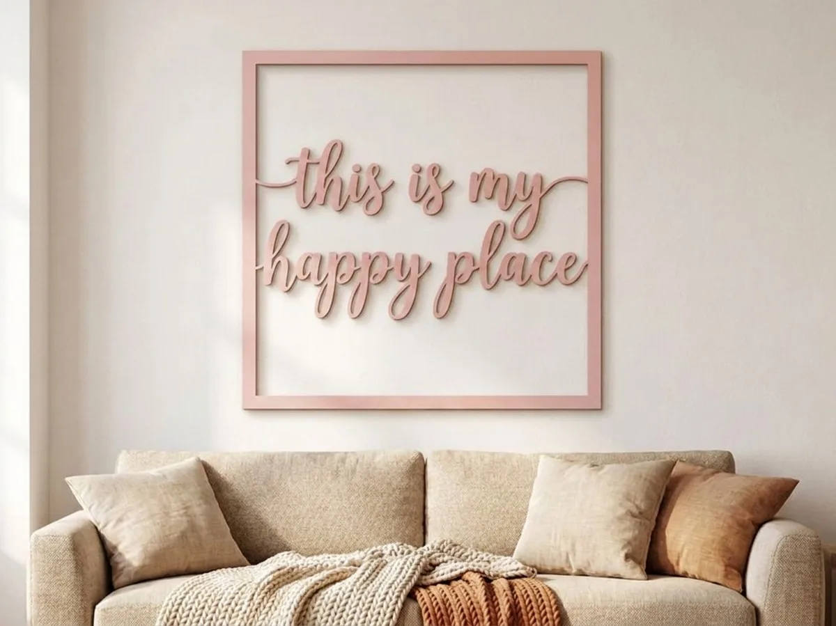 Décoration en contreplaqué this is my happy place