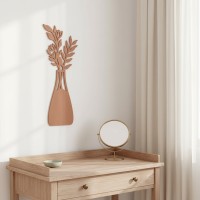 Multiplex houten decoratie: Boeket in een vaas