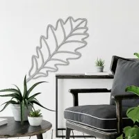 Birch plywood wall decoration - Oak leaf