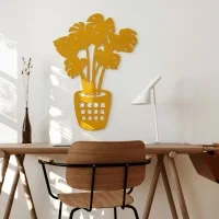 Monstera Leaf Wall Decor – Laser-Cut Birch Plywood Plant