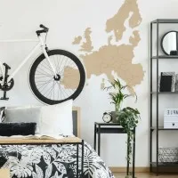 Wooden Map of Europe Wall Decor – Birch Plywood