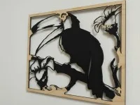 Toucan on Branch Framed Wall Decor