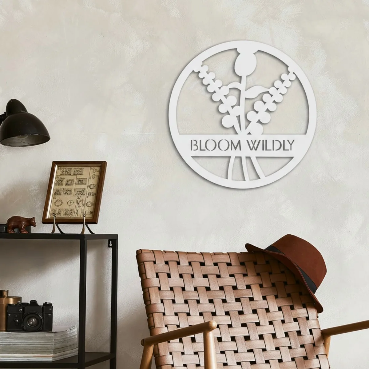 Round Birch Plywood Wall Decor - Bloom Wildly