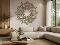 Laser-cut Plywood Wall Mandala