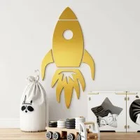 Birch Plywood Wall Decor - XXL Rocket