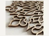 Laser-cut Plywood Wall Mandala