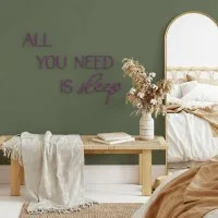 All You Need Is Sleep Wooden Wall Letters – Birch Plywood