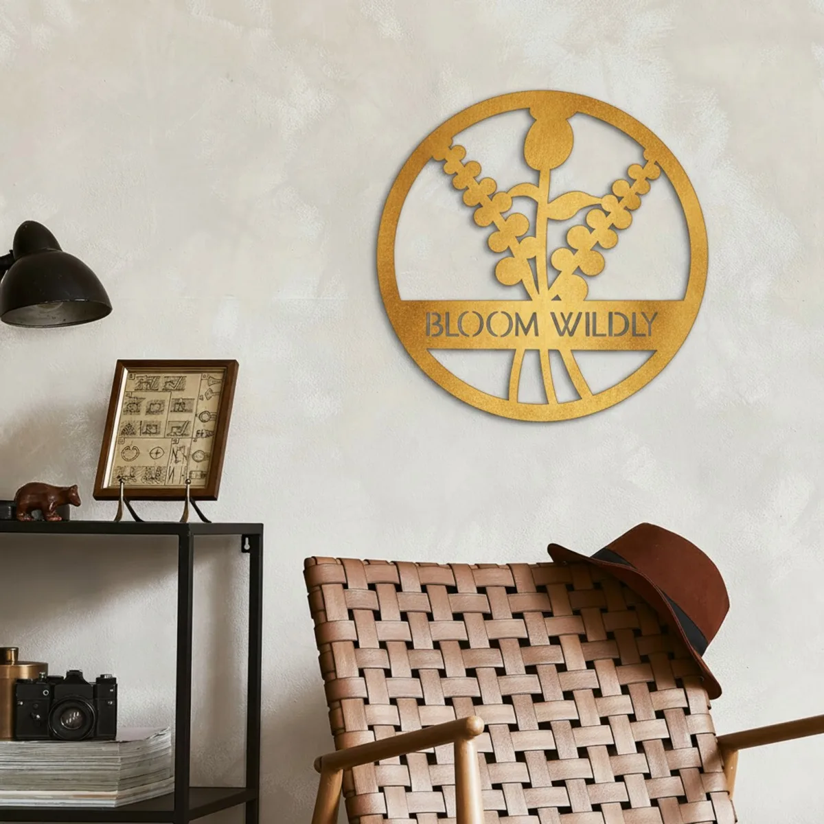 Round Birch Plywood Wall Decor - Bloom Wildly