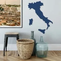 Plywood Wooden Ornament Italy – Country Map