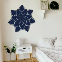 Mandala Flower 02 Wooden Wall Decor – Birch Plywood Cutout
