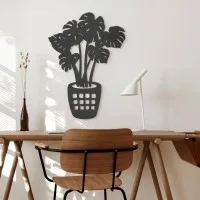 Monstera Leaf Wall Decor – Laser-Cut Birch Plywood Plant