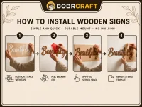 Custom Wooden Business Logo Sign