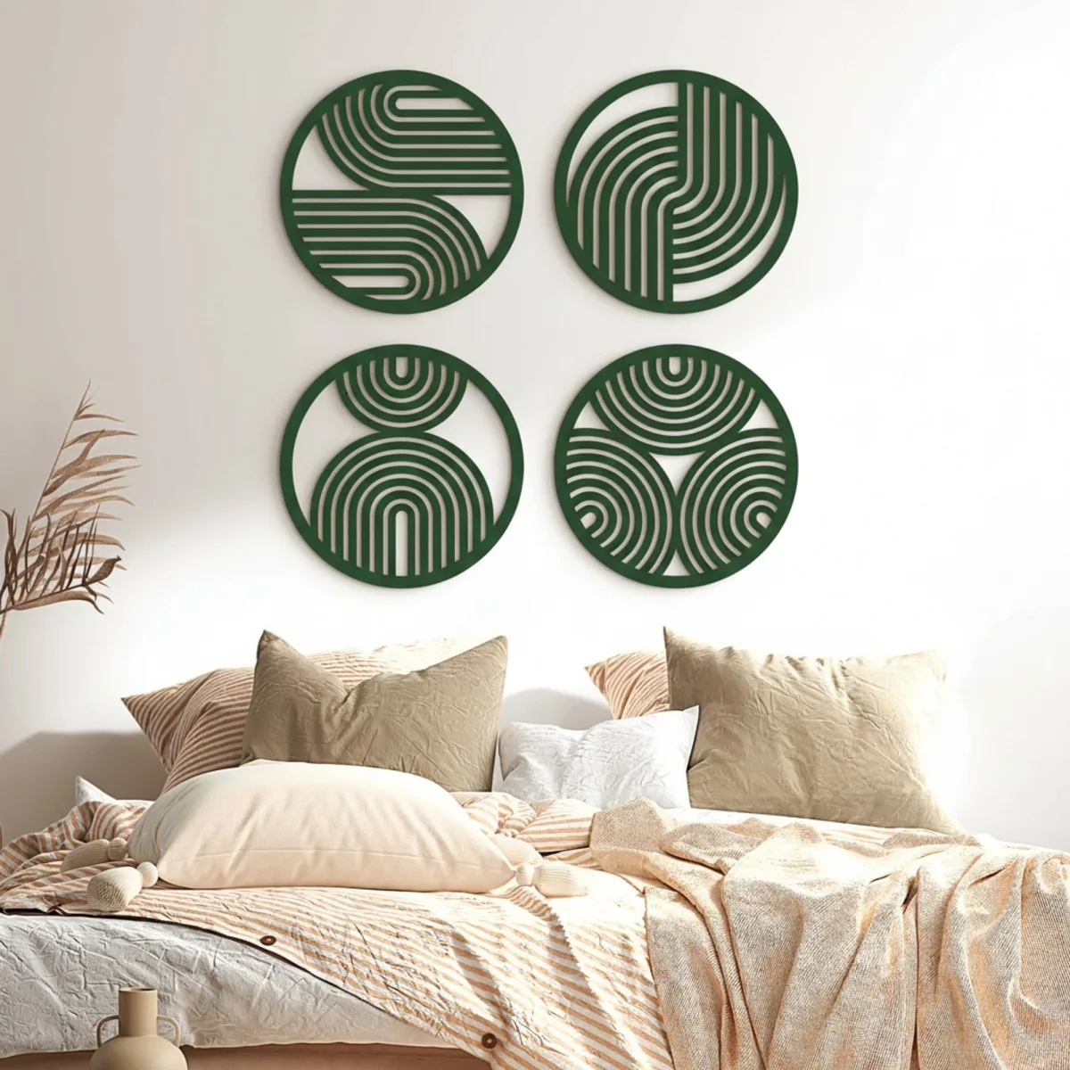 Boho Rainbows Plywood Wood Decoration
