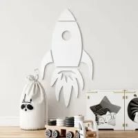 Birch Plywood Wall Decor - XXL Rocket