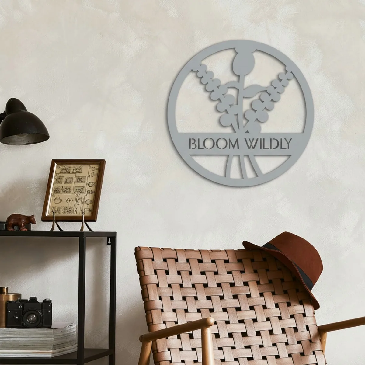 Round Birch Plywood Wall Decor - Bloom Wildly