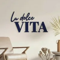 Wanddecoratie „La dolce Vita” – berken multiplex