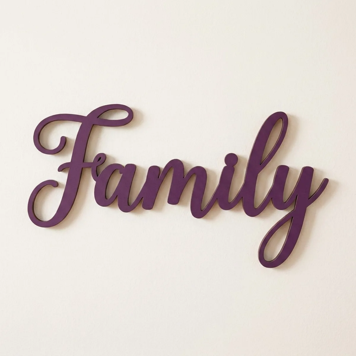 Family Plywood Wood Decor