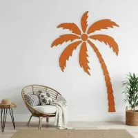 XXL Tropical Palm Tree Birch Plywood Wall Decoration