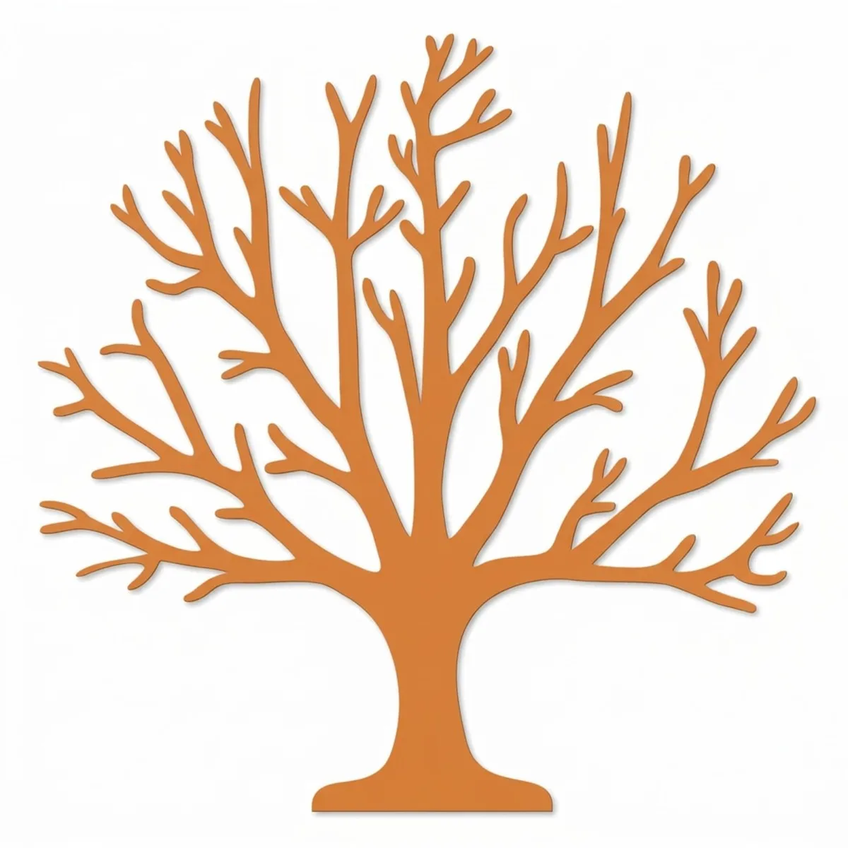 Décoration murale en bois - Arbre de vie XXL sans feuilles (19 pièces) - Contreplaqué de bouleau 3 mm