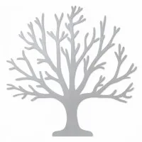 Décoration murale en bois - Arbre de vie XXL sans feuilles (19 pièces) - Contreplaqué de bouleau 3 mm