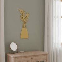Multiplex houten decoratie: Boeket in een vaas