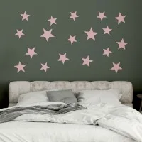 3D Décoration murale Set d'étoiles – Contreplaqué de bouleau pour chambre d'enfant | chambre