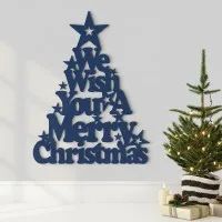 We Wish You a Merry Christmas – Birch Plywood Wall Decor