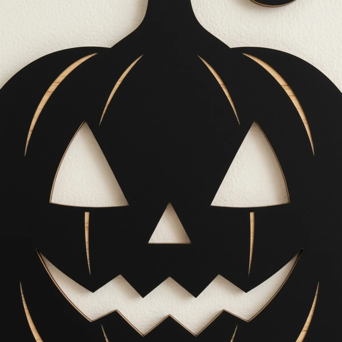 Halloween pompoen trio wanddecoratie – Drie silhouetten – Berk multiplex