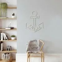 Décoration en bois - Ancre - Contreplaqué de bouleau